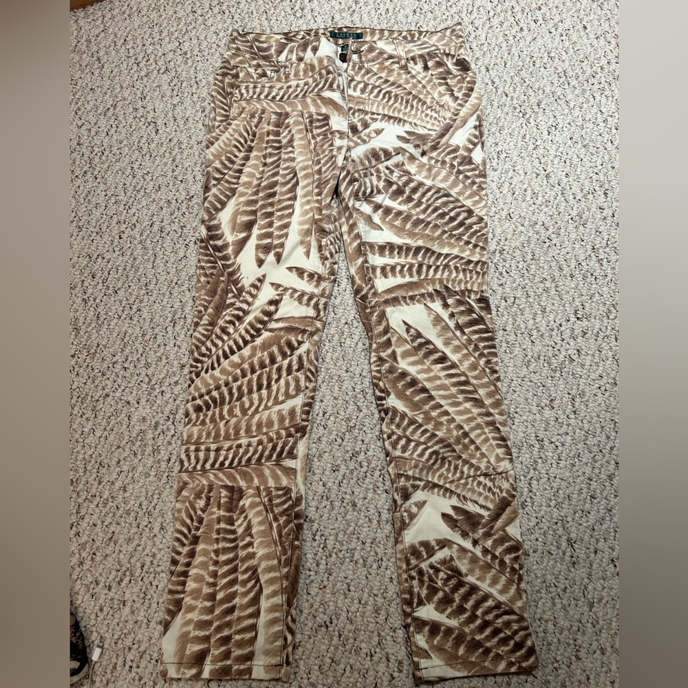 Ralph Lauren Palm Printed Pants